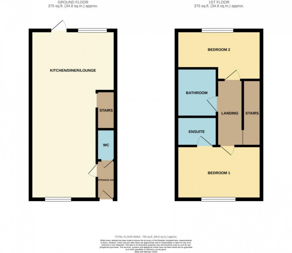 Floorplan for Beckhampton Close, Grove Village, Manchester, M13