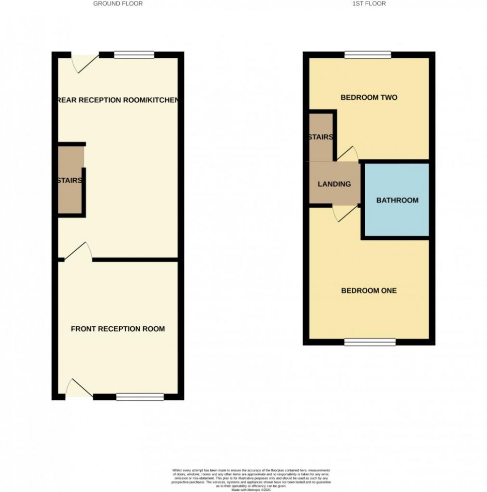 Floorplan for Maida Street, Levenshulme, Manchester, M12