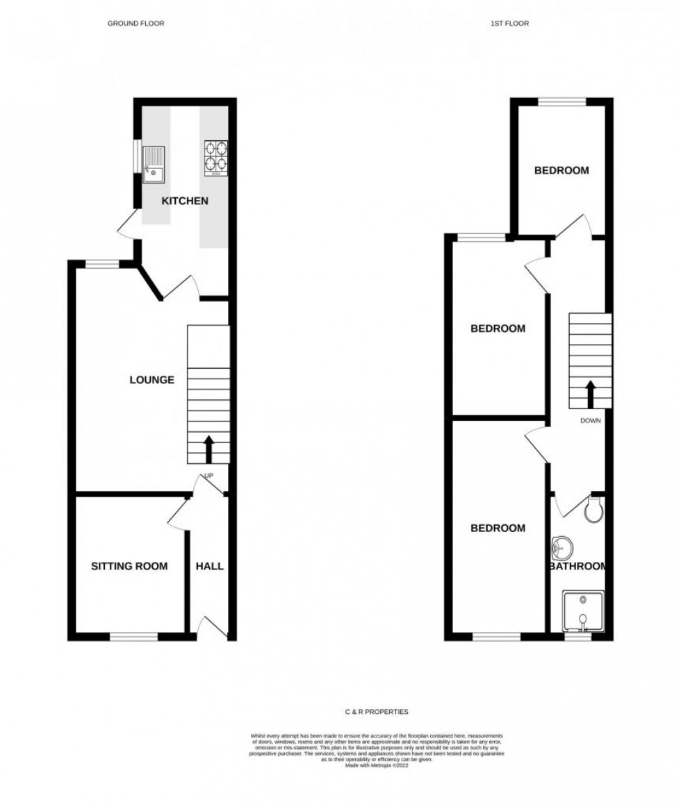 Floorplan for Viscount Street,  Manchester, M14