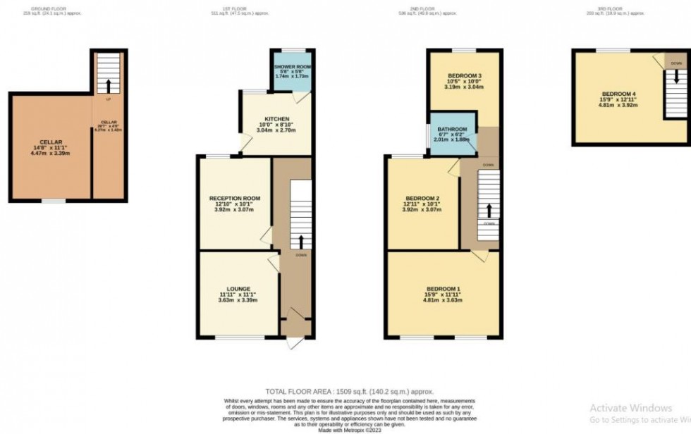 Floorplan for Crayfield Road,  Manchester, M19