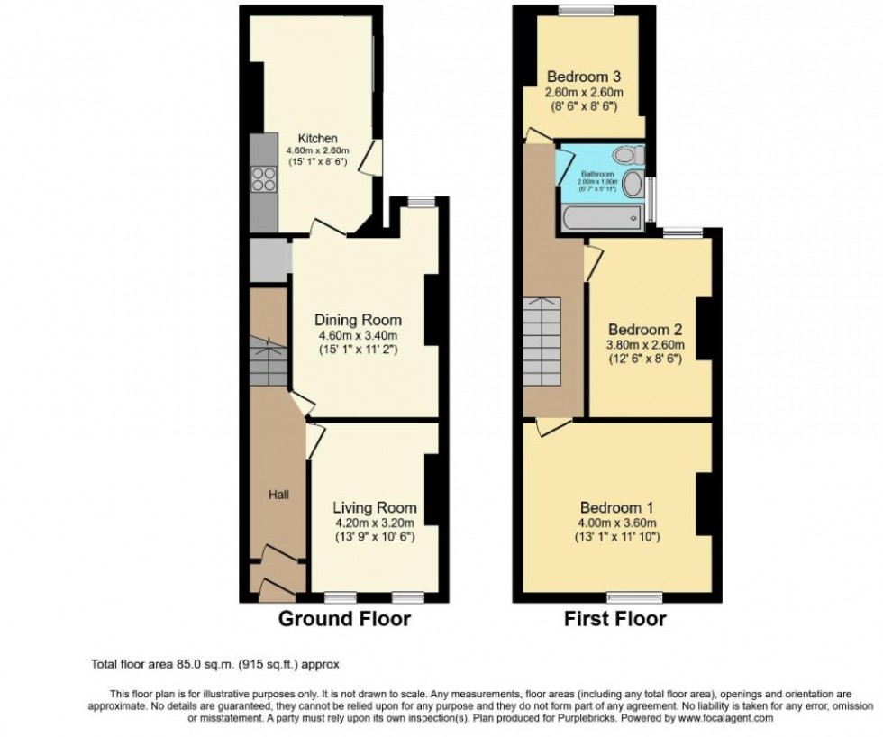 Floorplan for Forest Range,  Manchester, M19