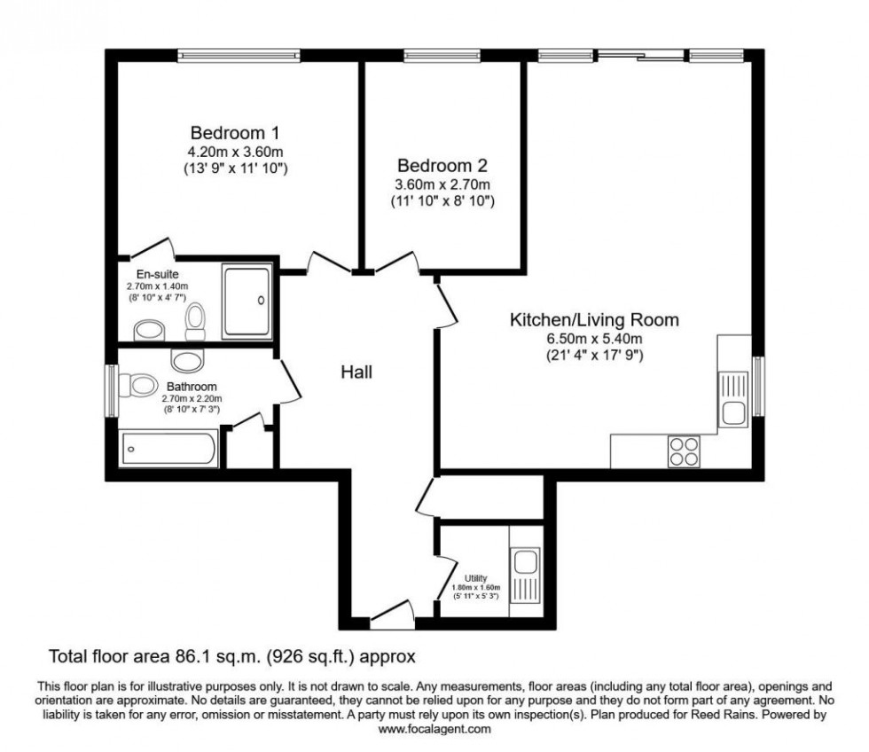 Floorplan for 40 Stanley Road,  Manchester, M16