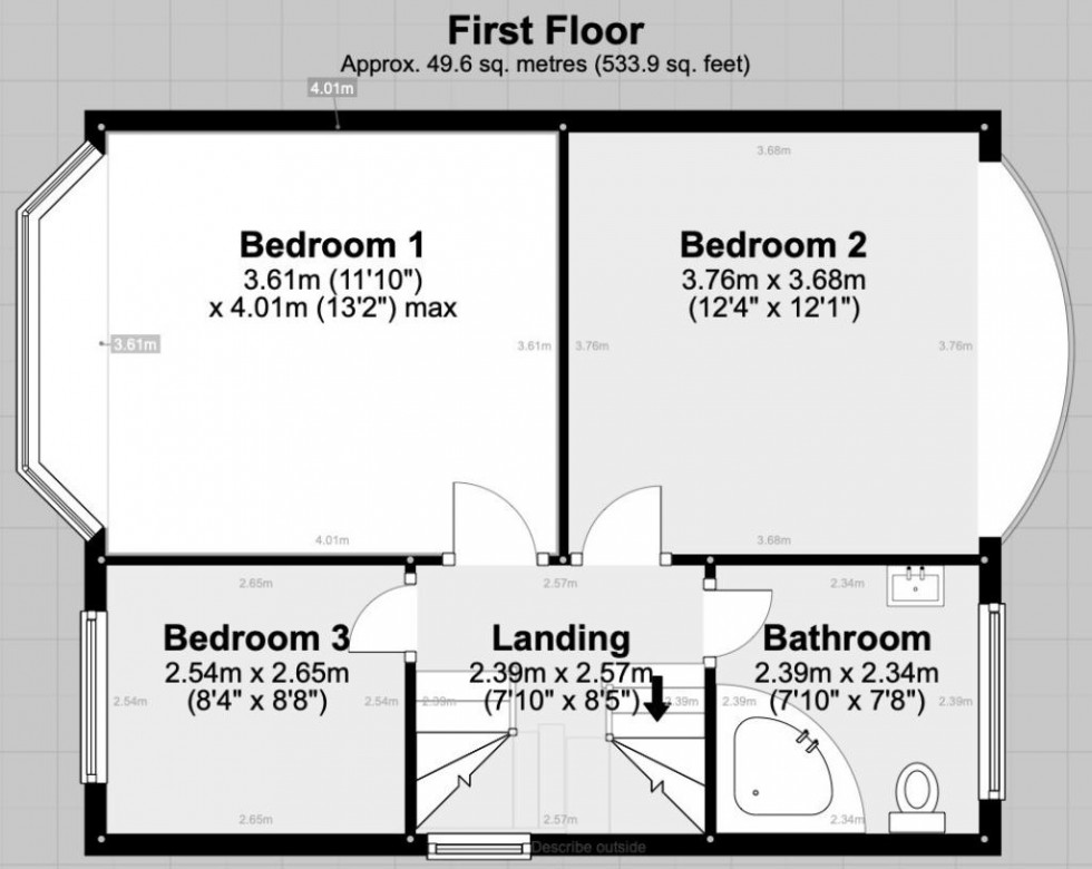 Floorplan for Kingsway,  Manchester, M20